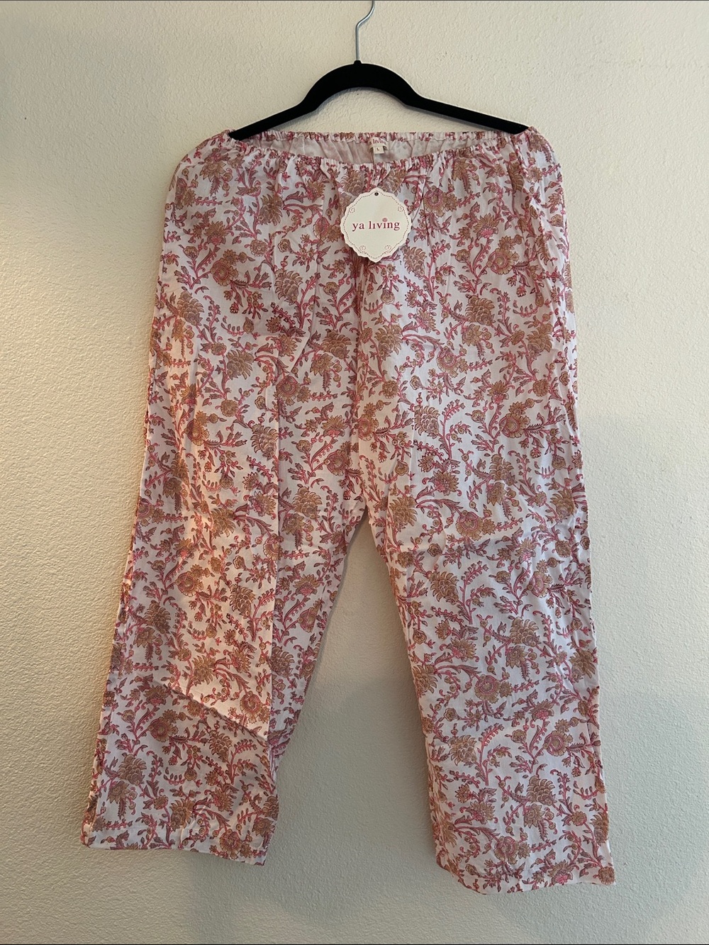 Women's Pink Floral Lounge Pants